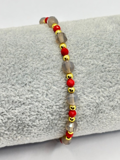 Bransoletka z koralem i ksiezycowym