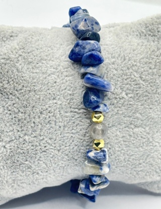 Bransoletka z lapis lazuli