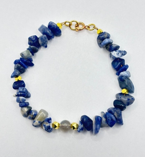 Bransoletka z lapis lazuli