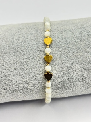 Bransoletka z masą perlową