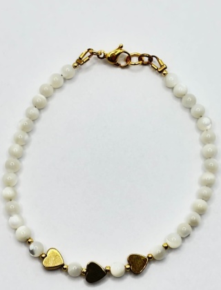 Bransoletka z masą perlową