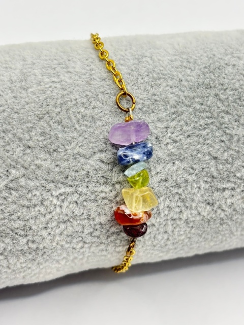 Bransoletka z mieszanką mineralóm