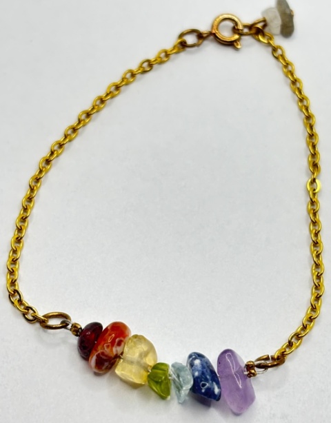 Bransoletka z mieszanką mineralóm