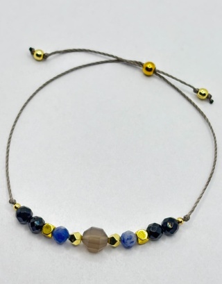 Bransoletka z onyksem,lapisem lazuli