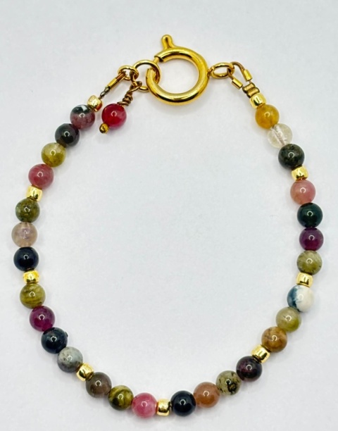 Bransoletka z mieszanką mineralów