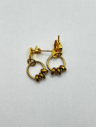 Kolczyki z hematytem