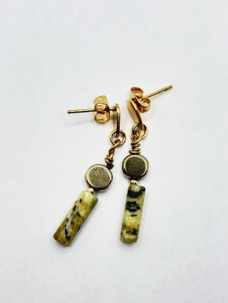 Kolczyki z jaspisem