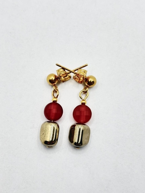 Kolczyki z karneolem