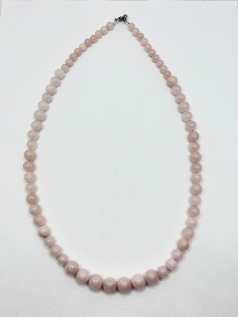 Naszyjnik z kwarcem różowym