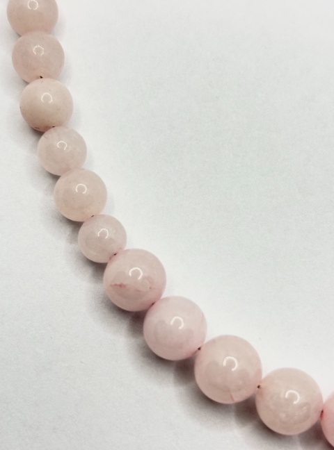 Naszyjnik z kwarcem różowym