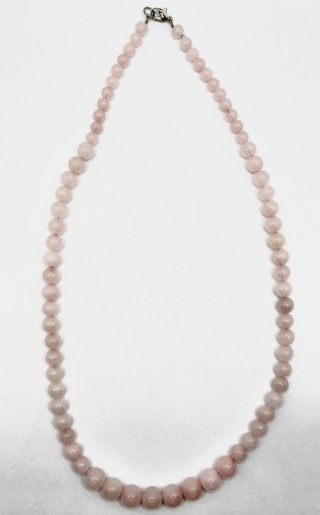 Naszyjnik z kwarcem różowym