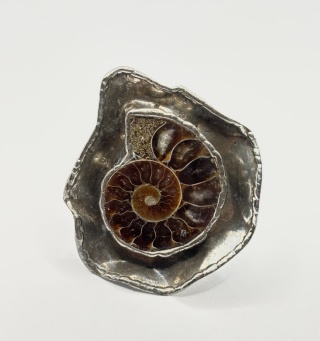 Pierścionek z amonitem