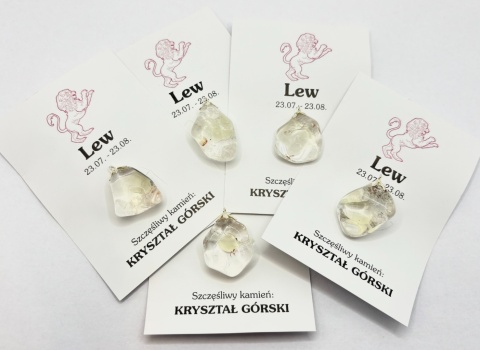 Wisiorek dla znaku zodiaku lew