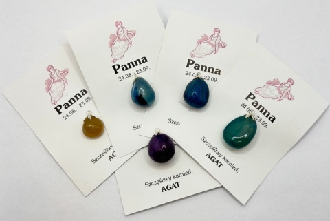 Wisiorek dla znaku zodiaku panna