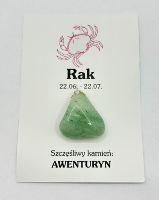 Wisiorek dla znaku zodiaku rak