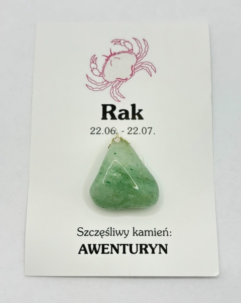 Wisiorek dla znaku zodiaku rak