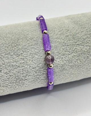 Bransoletka z ametystem