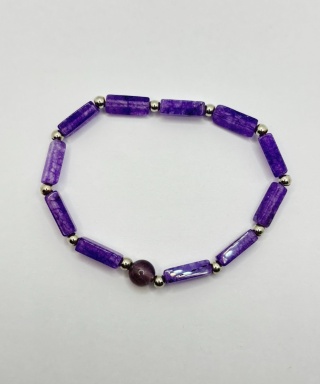 Bransoletka z ametystem