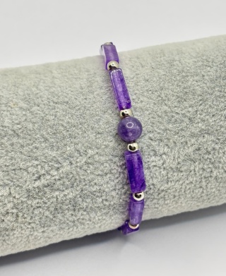 Bransoletka z ametystem