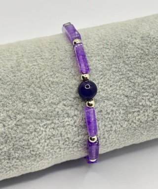 Bransoletka z ametystem