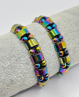 Bransoletka z hematytem oksydowanym