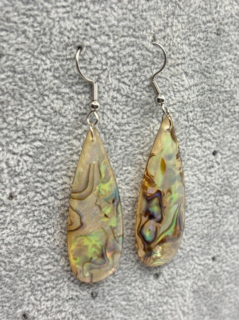 Kolczyki z masy perłowej