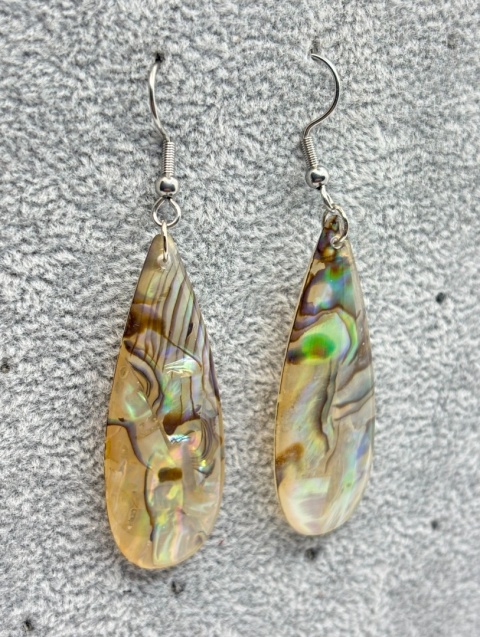 Kolczyki z masy perłowej