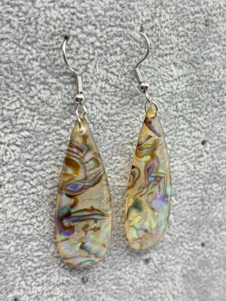 Kolczyli z masy perłowej