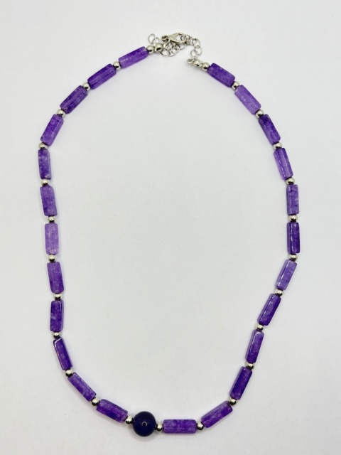 Naszyjnik z ametystem