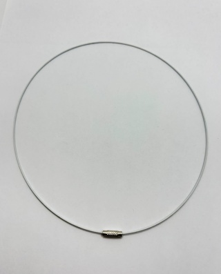 Struna (obroża) biała