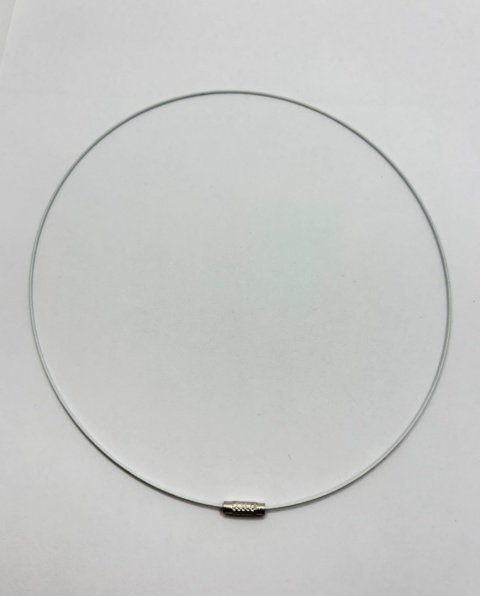 Struna (obroża) biała