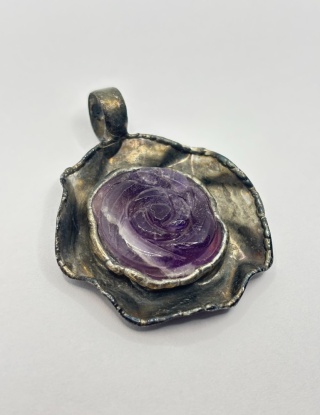 Zawieszka z ametystem