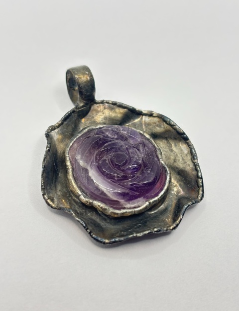 Zawieszka z ametystem