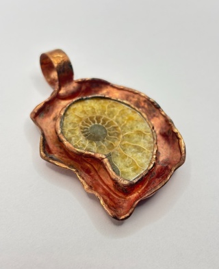 Zawieszka z amonitem
